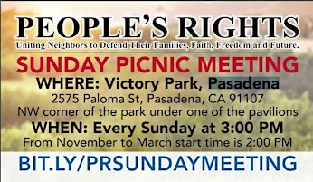 Imagen principal de People's Rights Weekly Meetings