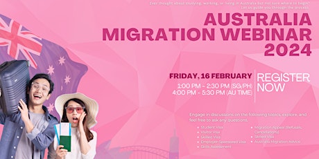 Australia Migration Webinar - Feb 2024 primary image