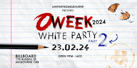 O WEEK 2024 WHITE PARTY 2 primary image