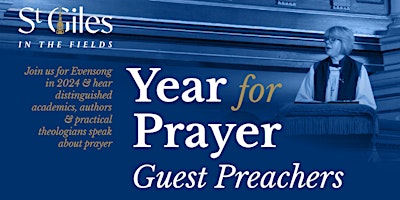 Evensong & Year for Prayer Address  Bishop Sarah Mullally - Personal Prayer primary image