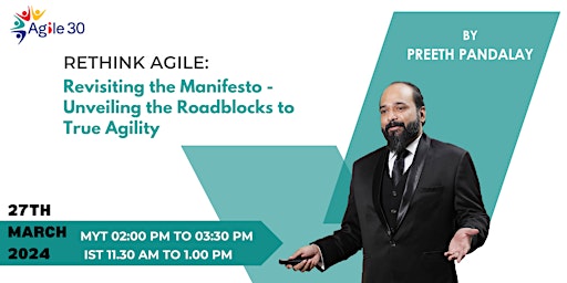 Imagem principal do evento Rethink Agile: Revisiting the Manifesto - Unveiling the Roadblocks