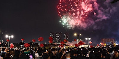 The night of the fireworks festival event is extremely attractive primary image