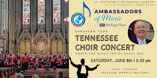 Hauptbild für Tennesse Ambassadors of Music - Choir concert