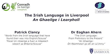 The Irish Language in Liverpool / An Ghaeilge i Learpholl primary image