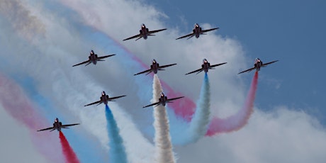 Parking at the Moat to watch the Cosford Airshow