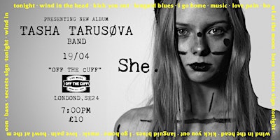 Imagem principal do evento TASHA TARUSØVA - presenting new album "She."