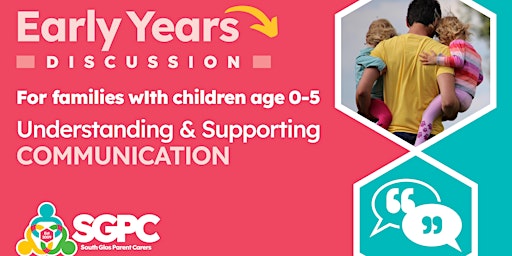 Early Years Discussion- Understanding and Supporting Communication ONLINE primary image