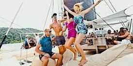 The party on the yacht was extremely attractive and exciting primary image