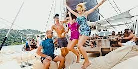 The party on the yacht was extremely attractive and exciting