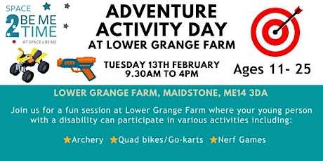 Image principale de Adventure Activity Day - Maidstone (Ages 11 - 25) SOLD OUT