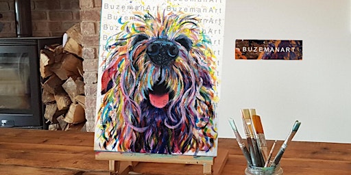 Imagem principal de 'Shaggy Dog' Painting workshop @Chirpy, Leeds - all abilities
