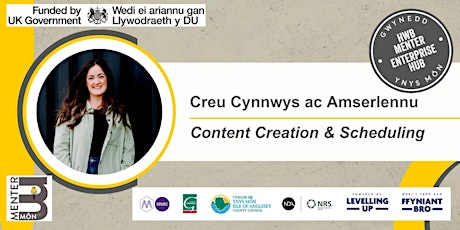 ONLINE - Creu Cynnwys ac Amserlennu // Content Creation & Scheduling primary image