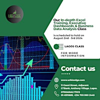Imagem principal do evento In-depth Excel Training, Executive Dashboards & Business Data Analysis