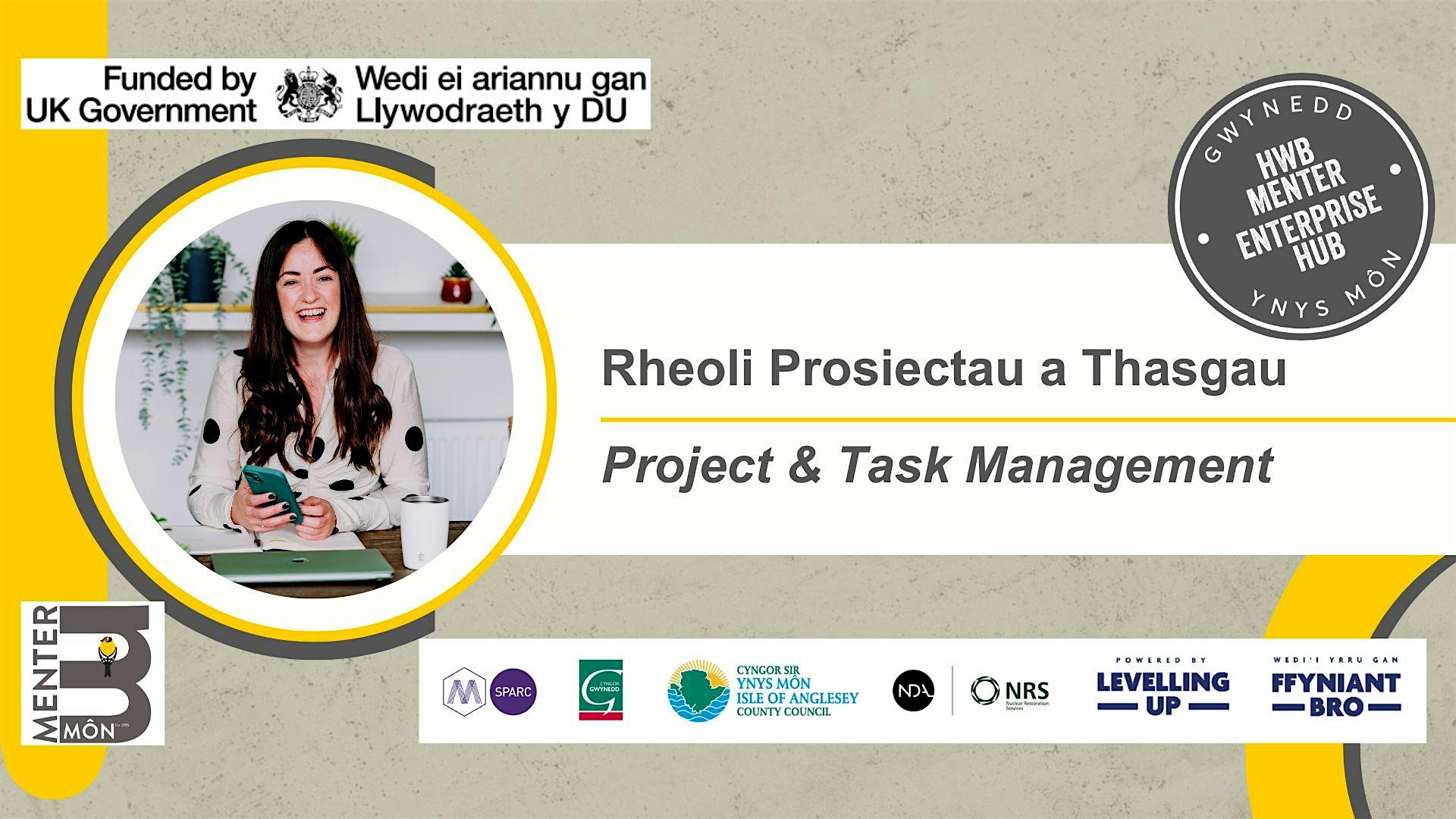 ONLINE - Rheoli Prosiectau a Thasgau // Project & Task Management