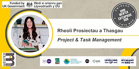 ONLINE - Rheoli Prosiectau a Thasgau // Project & Task Management primary image
