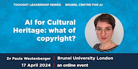 Primaire afbeelding van AI for Cultural Heritage: what of copyright?