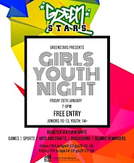 Greenstars Youth Club Girls Session - Age 10 -13 primary image