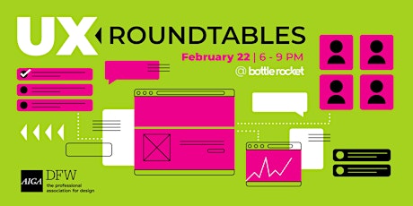 Primaire afbeelding van SOLD OUT! UX Design Roundtables