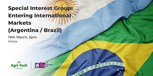 Imagen principal de Special Interest Group: Entering International Markets (Argentina/Brazil)