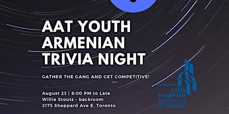 AAT Youth Presents: Armenian Trivia Night 2019! primary image