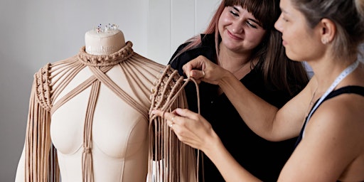 Macrame Masterclass Workshop in London - Fashion Collar Shoulders primary image