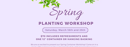 Collection image for Spring Container Workshops 2023
