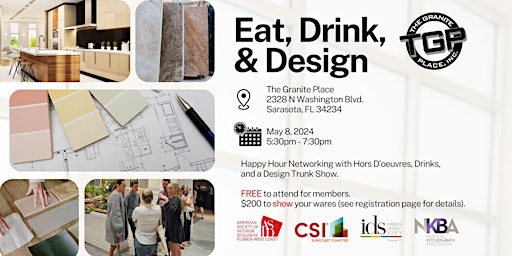 Imagem principal do evento Eat, Drink, and Design