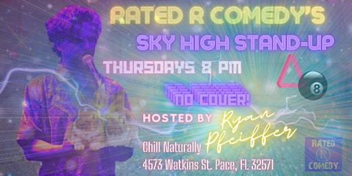 Imagem principal do evento Rated R Comedy's Sky High Stand-Up Hosted By Ryan Pfeiffer