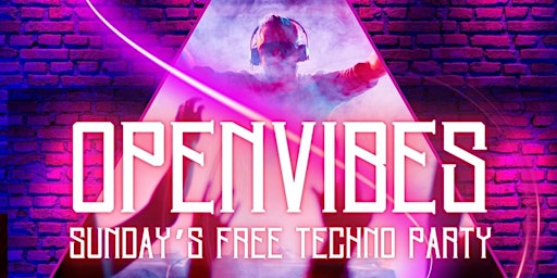 OpenVibes - Sunday’s Free Techno Party  primärbild
