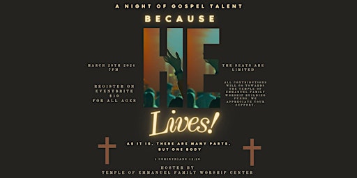 Imagem principal de The 1st Annual Gospel Night: A Night Full of Talent