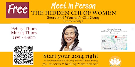 The Hidden Chi of Women (Toronto) primary image