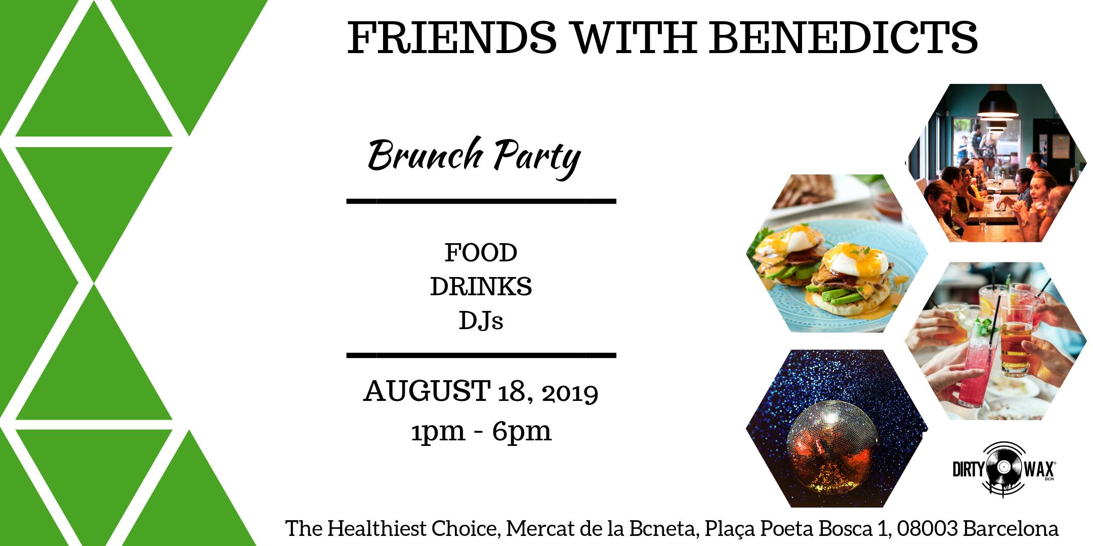 Friends with Benedicts Brunch Party