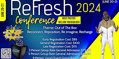 Imagem principal do evento ReFresh Conference 2024 " Out Of The Box"