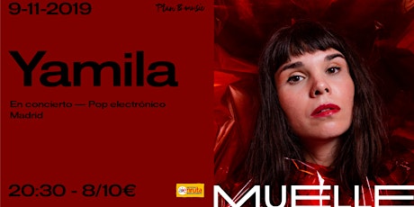 Yamila en concierto -pop electrónico- en Muelle (Bilbao)