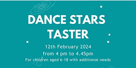 Image principale de Dance Stars Taster Session - Maidstone (Ages 6-18)
