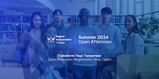 Summer 2024 Open Afternoon primary image