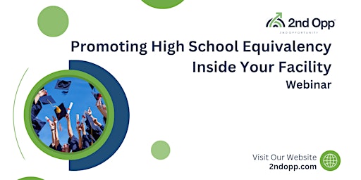 Primaire afbeelding van Promoting High School Equivalency Inside Your Facility