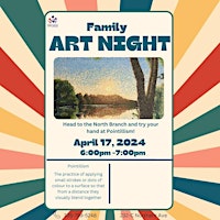 Imagem principal do evento Family Art Night - Try Pointillism