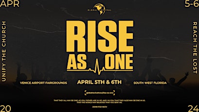 Rise as One County Wide Crusade - RSVP TODAY!