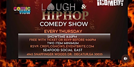 #1 GEORGIA COMEDY SHOW @ SEAFOOD SOCIAL EAST