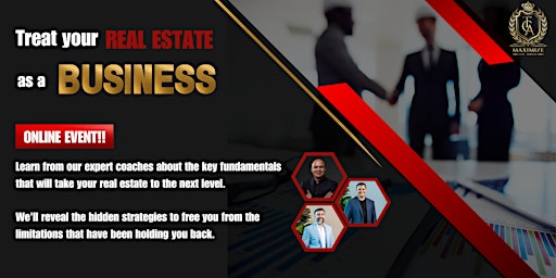 Hauptbild für Real Estate Workshop: Treat Your Real Estate as a Business