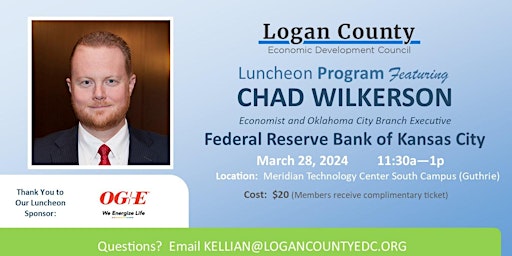Imagen principal de Luncheon Featuring Chad Wilkerson, Federal Reserve