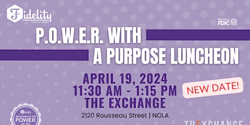 Primaire afbeelding van P.O.W.E.R. With a Purpose Luncheon