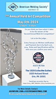 Image principale de 2024 AWS 2nd Annual Weld Art Competition