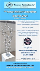 2024 AWS 2nd Annual Weld Art Competition