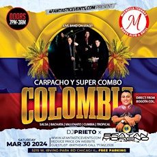 Colombia Live Salsa Saturday: Carpacho y Super Combo on stage!