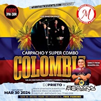 Colombia Live Salsa Saturday: Carpacho y Super Combo on stage! primary image