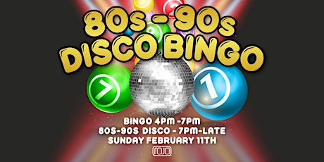 Disco Bingo 80s and 90s primary image
