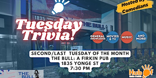 Image principale de Tuesday Trivia  @ The Bull: A Firkin Pub
