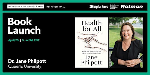 Hauptbild für Dr. Jane Philpott on 'A Doctor's Prescription for a Healthier Canada'